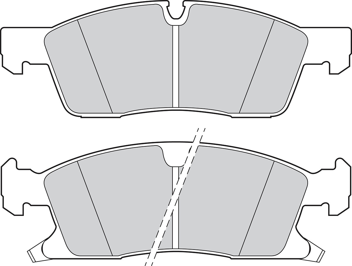 Jeu de 4 plaquettes de frein VALEO ref. 302904